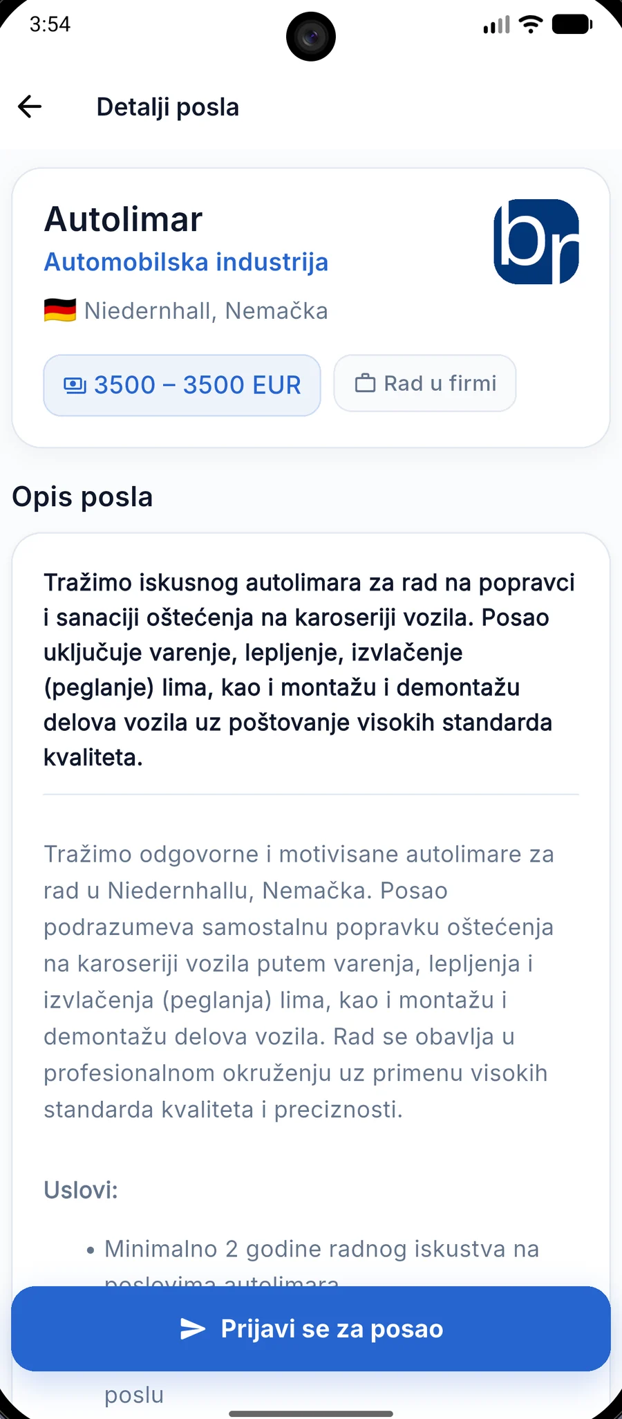 Detalji oglasa